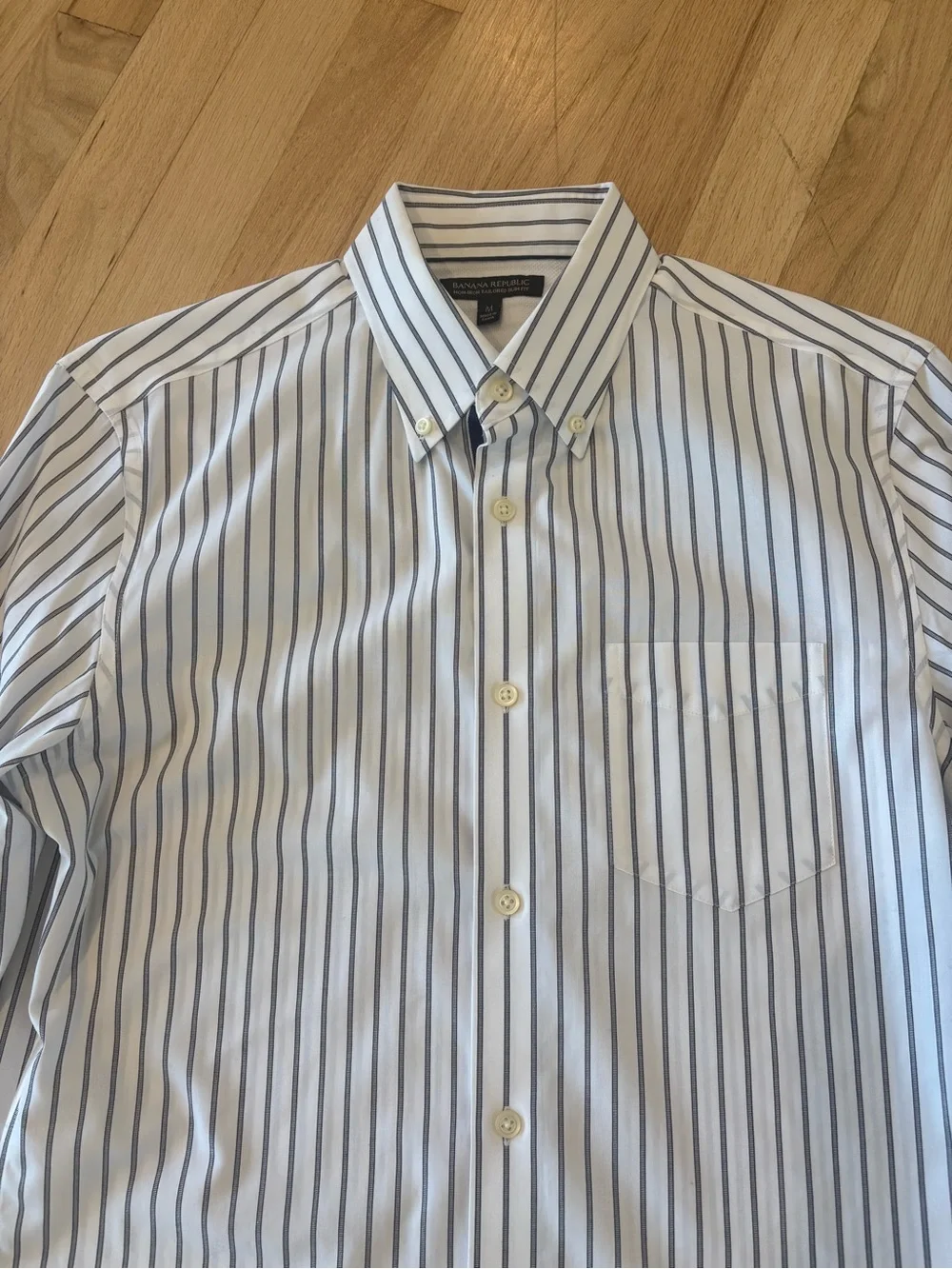 Banana Republic Men’s Striped Button-Down Shirt